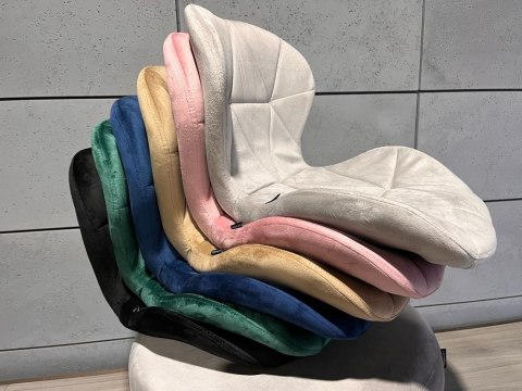 Krzesło tapicerowane VASTO GREY VELVET Lugano Krzesło tapicerowane VASTO GREY VELVET Lugano