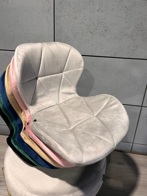 Krzesło tapicerowane VASTO GREY VELVET Lugano Krzesło tapicerowane VASTO GREY VELVET Lugano