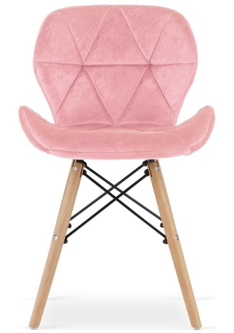 Krzesło tapicerowane VASTO PINK VELVET Lugano Krzesło tapicerowane VASTO PINK VELVET Lugano