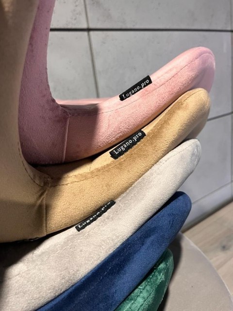 Krzesło tapicerowane VASTO PINK VELVET Lugano Krzesło tapicerowane VASTO PINK VELVET Lugano