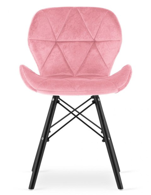 Krzesło tapicerowane VASTO PINK VELVET SMOKE Lugano Krzesło tapicerowane VASTO PINK VELVET SMOKE Lugano