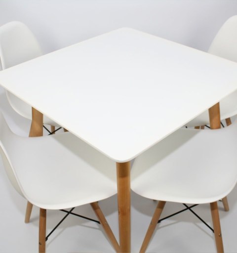 Stół kwadratowy GENUA WHITE 800 - II GATUNEK Lugano Stół kwadratowy GENUA WHITE 800 - II GATUNEK Lugano