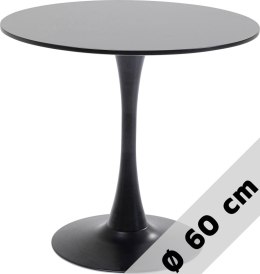 Stół okrągły VICTORY BLACK 60 cm SMOKE II GATUNEK Lugano