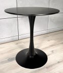 Stół okrągły VICTORY BLACK 60 cm SMOKE II GATUNEK Lugano