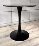 Stół okrągły VICTORY BLACK 60 cm SMOKE II GATUNEK Lugano
