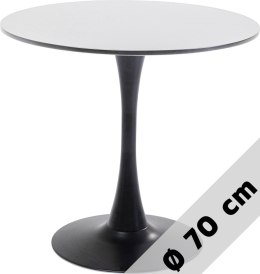 Stół okrągły VICTORY GREY 70 cm SMOKE Lugano