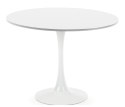 Stół okrągły VICTORY WHITE 70 cm MILK II GATUNEK Lugano