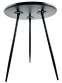 Stół okrągły VINCI BLACK 70 cm II GATUNEK Lugano