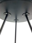 Stół okrągły VINCI BLACK 70 cm II GATUNEK Lugano