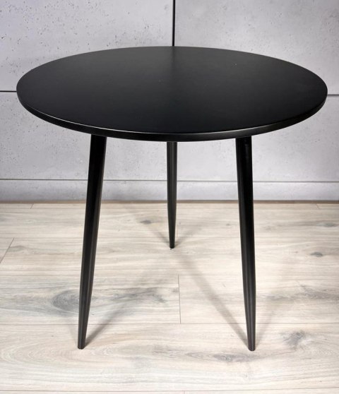 Stół okrągły VINCI BLACK 70 cm II GATUNEK Lugano Stół okrągły VINCI BLACK 70 cm II GATUNEK Lugano