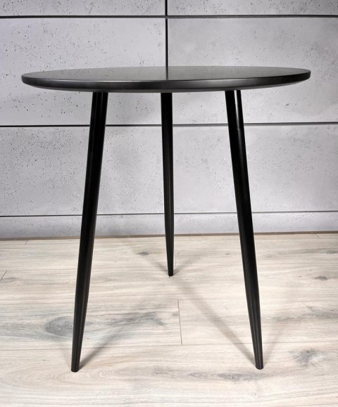 Stół okrągły VINCI BLACK 70 cm II GATUNEK Lugano Stół okrągły VINCI BLACK 70 cm II GATUNEK Lugano