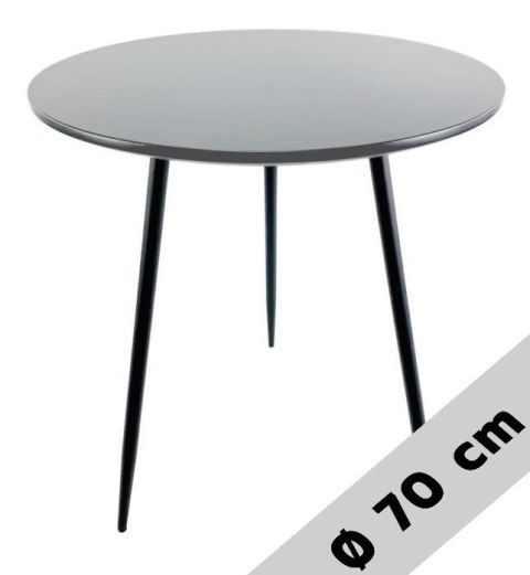 Stół okrągły VINCI GREY 70 cm II GATUNEK Lugano Stół okrągły VINCI GREY 70 cm II GATUNEK Lugano