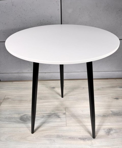 Stół okrągły VINCI WHITE 70 cm II GATUNEK Lugano Stół okrągły VINCI WHITE 70 cm II GATUNEK Lugano