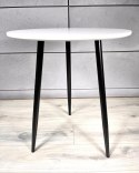 Stół okrągły VINCI WHITE 70 cm II GATUNEK Lugano