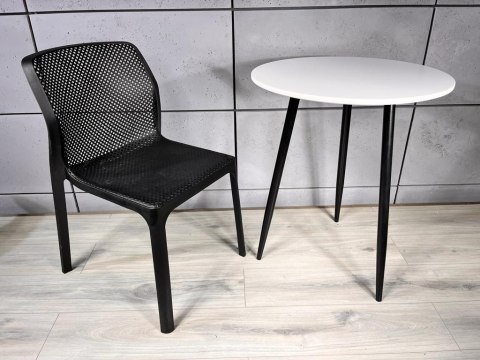 Stół okrągły VINCI WHITE 70 cm II GATUNEK Lugano Stół okrągły VINCI WHITE 70 cm II GATUNEK Lugano