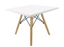 Stolik kawowy kwadratowy CAPRI BIANCO 45 cm OUTLET Lugano