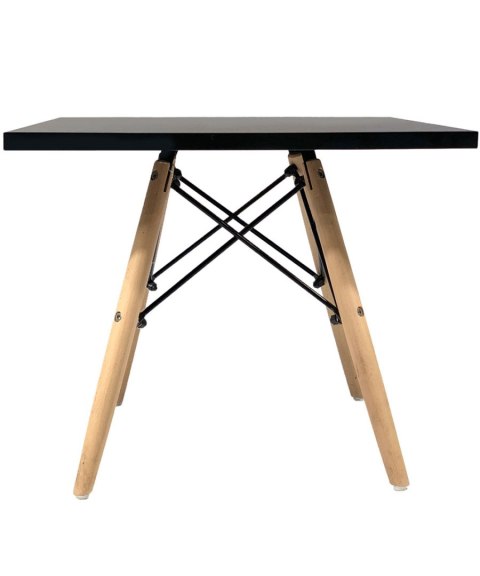 Stolik skandynawski kwadratowy CAPRI NERO 50 cm Lugano Stolik skandynawski kwadratowy CAPRI NERO 50 cm Lugano