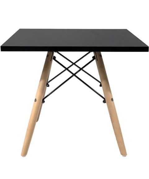 Stolik skandynawski kwadratowy CAPRI NERO 50 cm Lugano Stolik skandynawski kwadratowy CAPRI NERO 50 cm Lugano