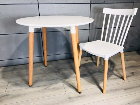 Stół skandynawski okrągły ELISA WHITE 80 - II GATUNEK Lugano Stół skandynawski okrągły ELISA WHITE 80 - II GATUNEK Lugano