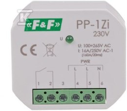 PP-1ZI 230V PRZEKAŹ.ELE.1Z 16A P/T F&F