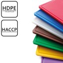 Deska do krojenia HACCP do mięsa wędlin GN 1/1 brązowa - Hendi 826041 Hendi