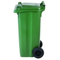 Pojemnik kubeł na odpady i śmieci ATESTY Europlast Austria - zielony 120L Europlast Austria