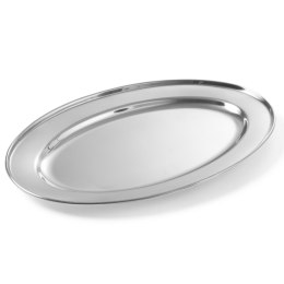 Stalowy półmisek do mięs i wędlin owalny dł. 50 cm - Hendi 404607 Hendi