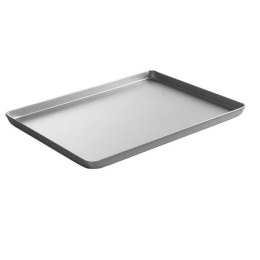 Taca cukiernicza piekarnicza ekspozycyjna z aluminium 600x400x20mm srebrna - Hendi 808511 Hendi