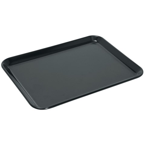 Taca ekspozycyjna do żywności z melaminy 350x240x17mm czarna - Hendi 569207 Hendi