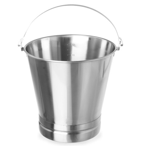 Wiadro gastronomiczne do kuchni stalowe z pierścieniem - Hendi 516706 Hendi