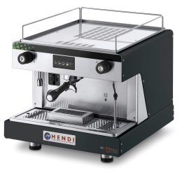 Ekspres kolbowy do kawy Top Line by WEGA 1 grupowy elektroniczny czarny 2.9kW Hendi