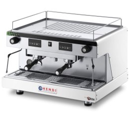 Ekspres kolbowy do kawy Top Line by WEGA 2 grupowy elektroniczny biały 3.7kW Hendi