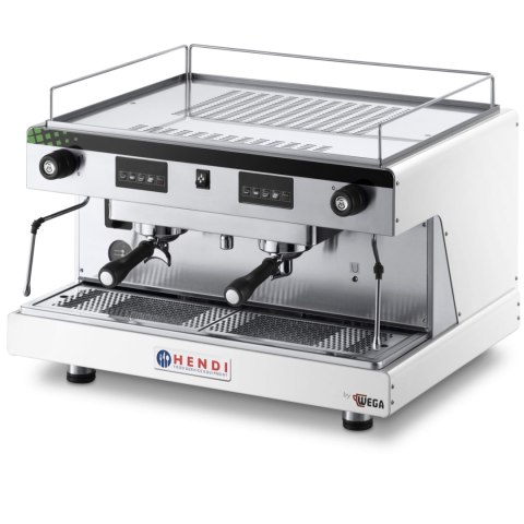 Ekspres kolbowy do kawy Top Line by WEGA 2 grupowy elektroniczny biały 3.7kW Hendi