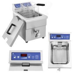 Frytownica frytkownica indukcyjna z kranem 230V Royal Catering 10L Royal Catering