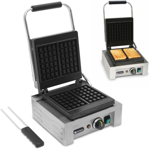 Gofrownica profesjonalna na 2 gofry prostokątne 1.5kW - Hendi 212103 Hendi