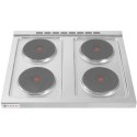 Kuchnia elektryczna wolnostojąca na podstawie stalowej 4 x 2.6kW szer. 80cm Hendi