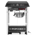 Profesjonalna wydajna maszyna do popcornu nastawna 230V 1.6kW czarna Royal Catering