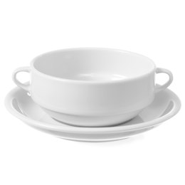 Spodek z porcelany do bulionówki OPTIMA śr. 170mm zestaw 12szt. - Hendi 770931 Hendi