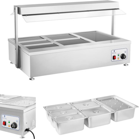 Suchy bemar podgrzewacz bez wody wolnostojący 6 x GN 150mm 55L Royal Catering Royal Catering