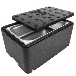 Termobox pudełko termos pojemnik termiczny z pokrywką do żywności leków 600x400x296mm GN1/1 48L Arpack ARPACK
