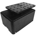 Termobox pudełko termos pojemnik termiczny z pokrywką do żywności leków 600x400x296mm GN1/1 48L Arpack ARPACK
