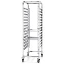 Wózek stalowy do transportu tac blach piekarniczych 15 x 60x40cm - Hendi 810651 Hendi