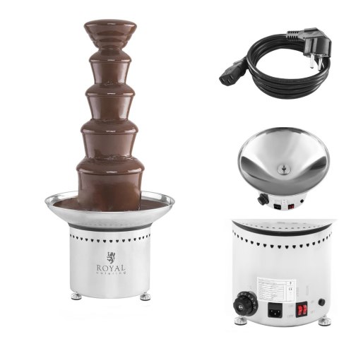 Fontanna czekoladowa do czekolady 5 pięter 6kg Royal Catering RCCF-65W4 Royal Catering