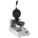 Gofrownica obrotowa do gofrów okrągłych ćwiartek śr. 18cm 1300W RCWM-1300-RE Royal Catering