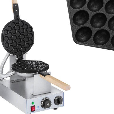 Gofrownica opiekacz do gofrów bąbelkowych bubble waffle 1415W Royal Catering RCWM-1400-B Royal Catering