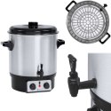 Podgrzewacz warnik do grzańca grzanego wina z kranem timerem stal nierdzewna 2000W 27L Royal Catering