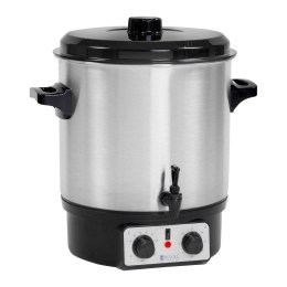 Podgrzewacz warnik do grzańca grzanego wina z kranem timerem stal nierdzewna 2000W 27L Royal Catering