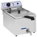 Profesjonalna frytownica do frytek ryb z kranem 3000W 17L Royal Catering RCEF 15E Royal Catering