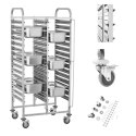 Wózek kelnerski cateringowy ze stali nierdzewnej do gastronomii 30 x GN 1/1 RCTW-30GN.1 Royal Catering