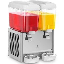Dyspenser dozownik schładzacz do napojów soków podwójny 2x 18L Royal Catering
